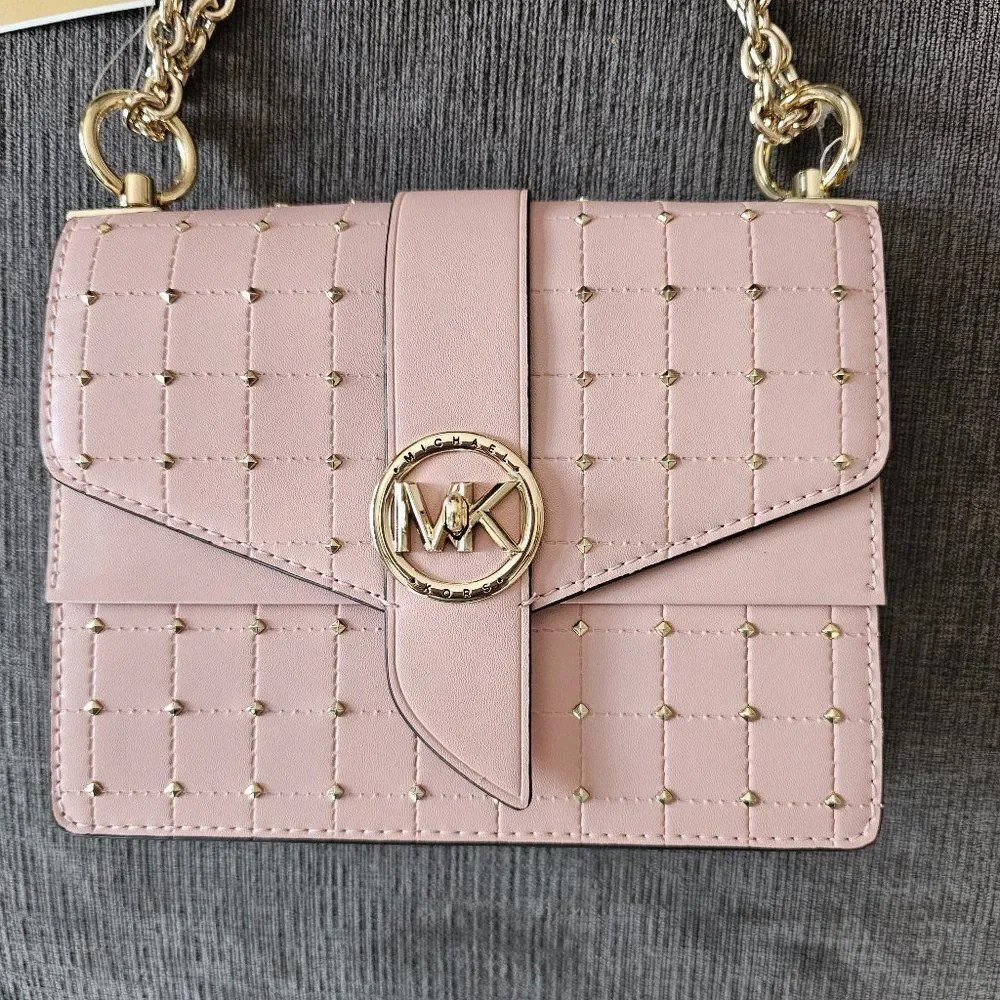 Michael Kors Women Smokey Rose Greenwich Crossbody Bag - Picture 4 of 12